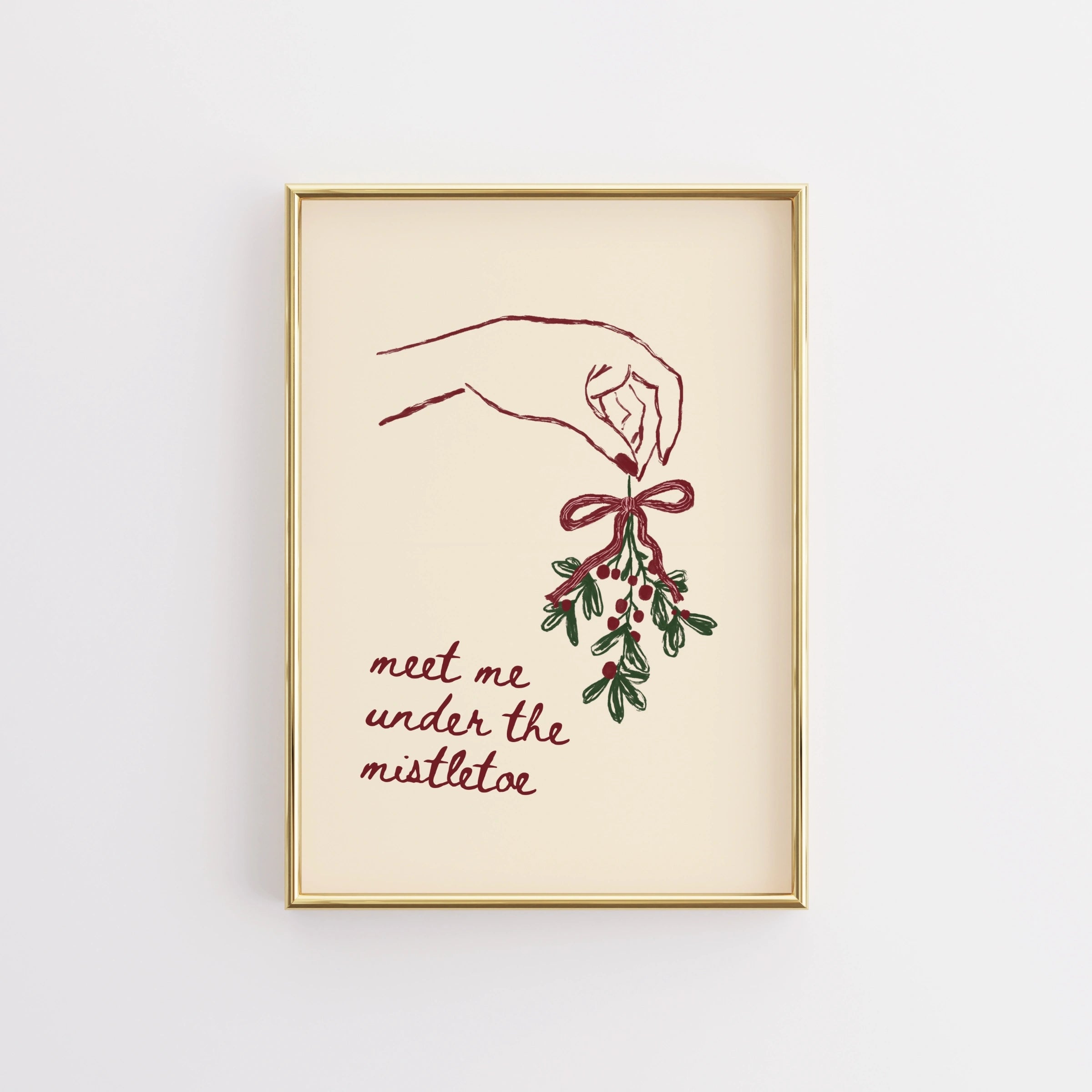 Hand-Drawn Minimal Holiday Poster