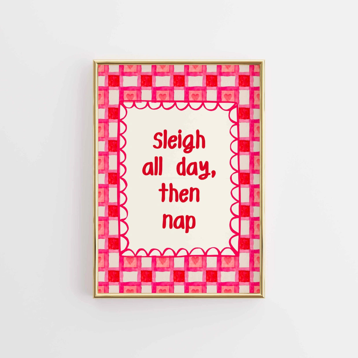 Retro Holiday Print