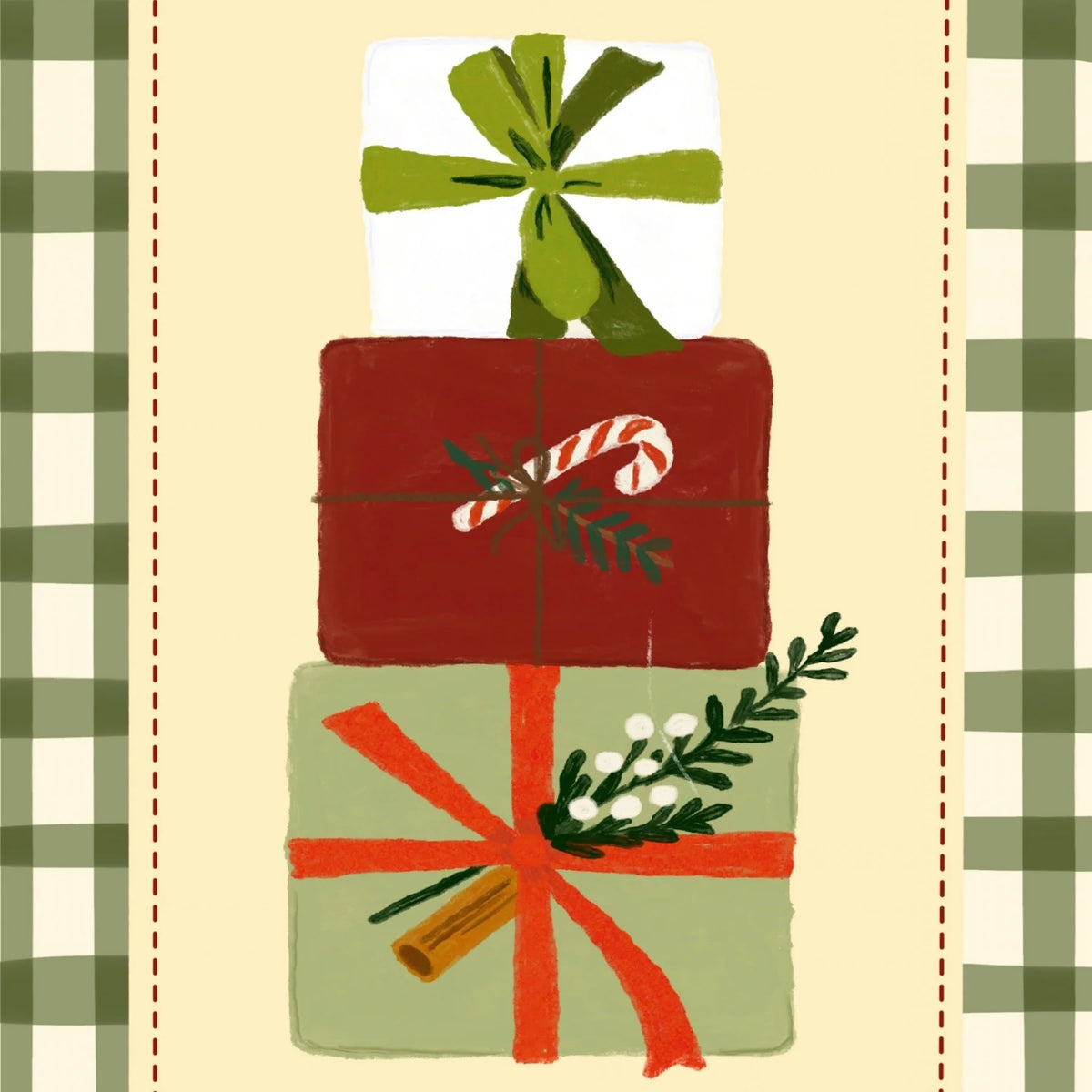 Christmas Gift Boxes with Ribbons – Póster de Navidad