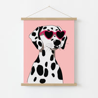 Dalmatian Wall Art – Cute Dog Poster