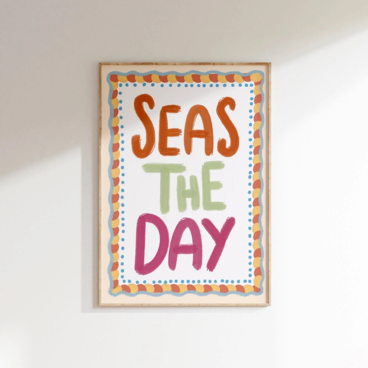 Trendy Coastal Quote Print, Coastal Wall Decor