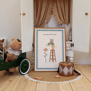 Cute Mouse Illustration – Poster per bambini