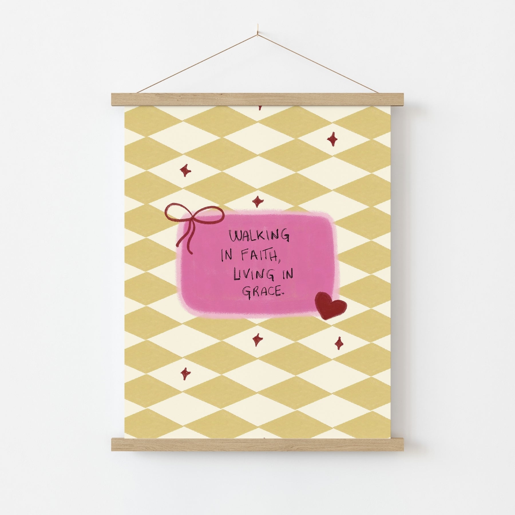 Stampa con citazione "Coquette Bow"