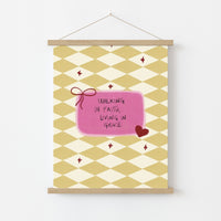 Stampa con citazione "Coquette Bow"