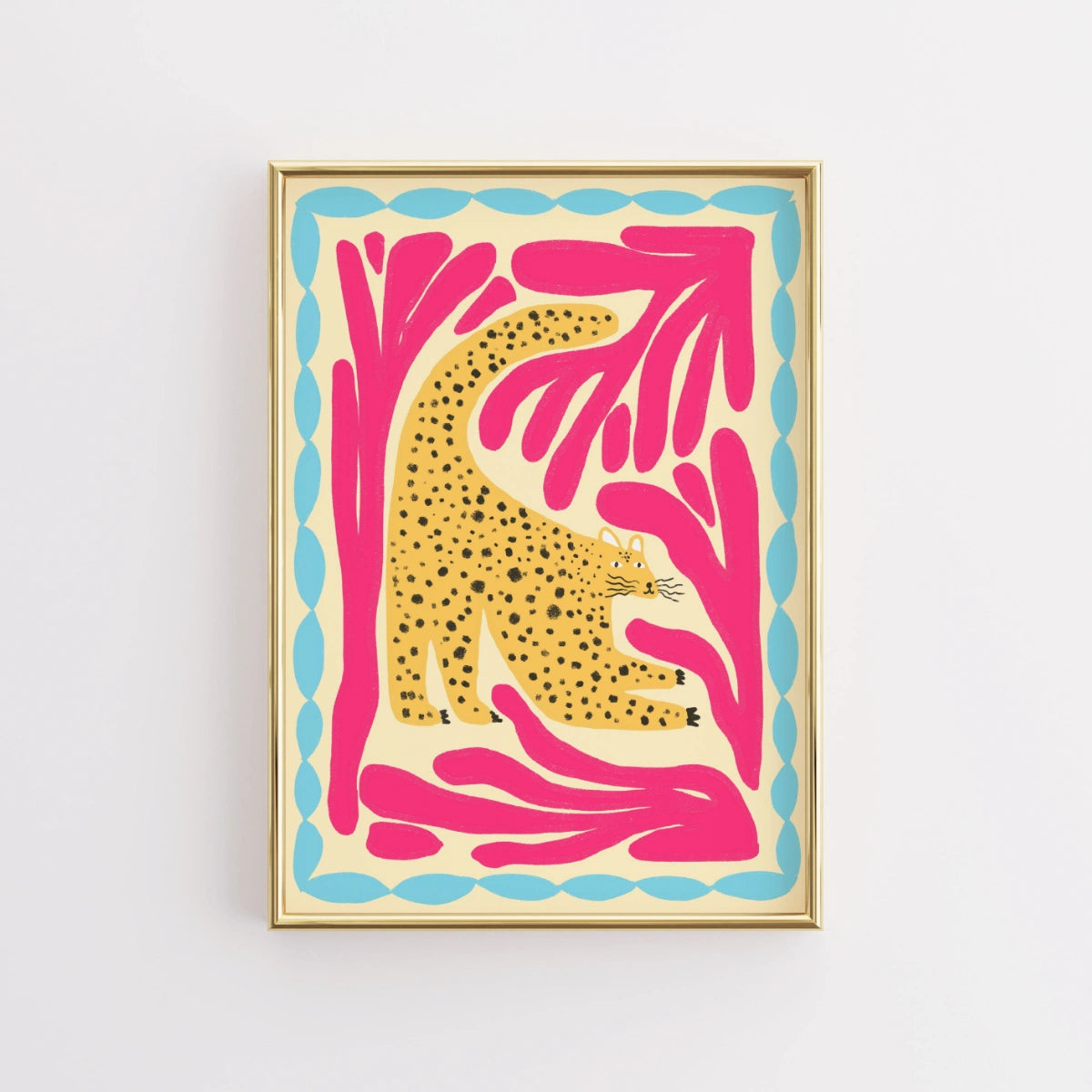 Leopard Wall Art - Coastal Jungle Print