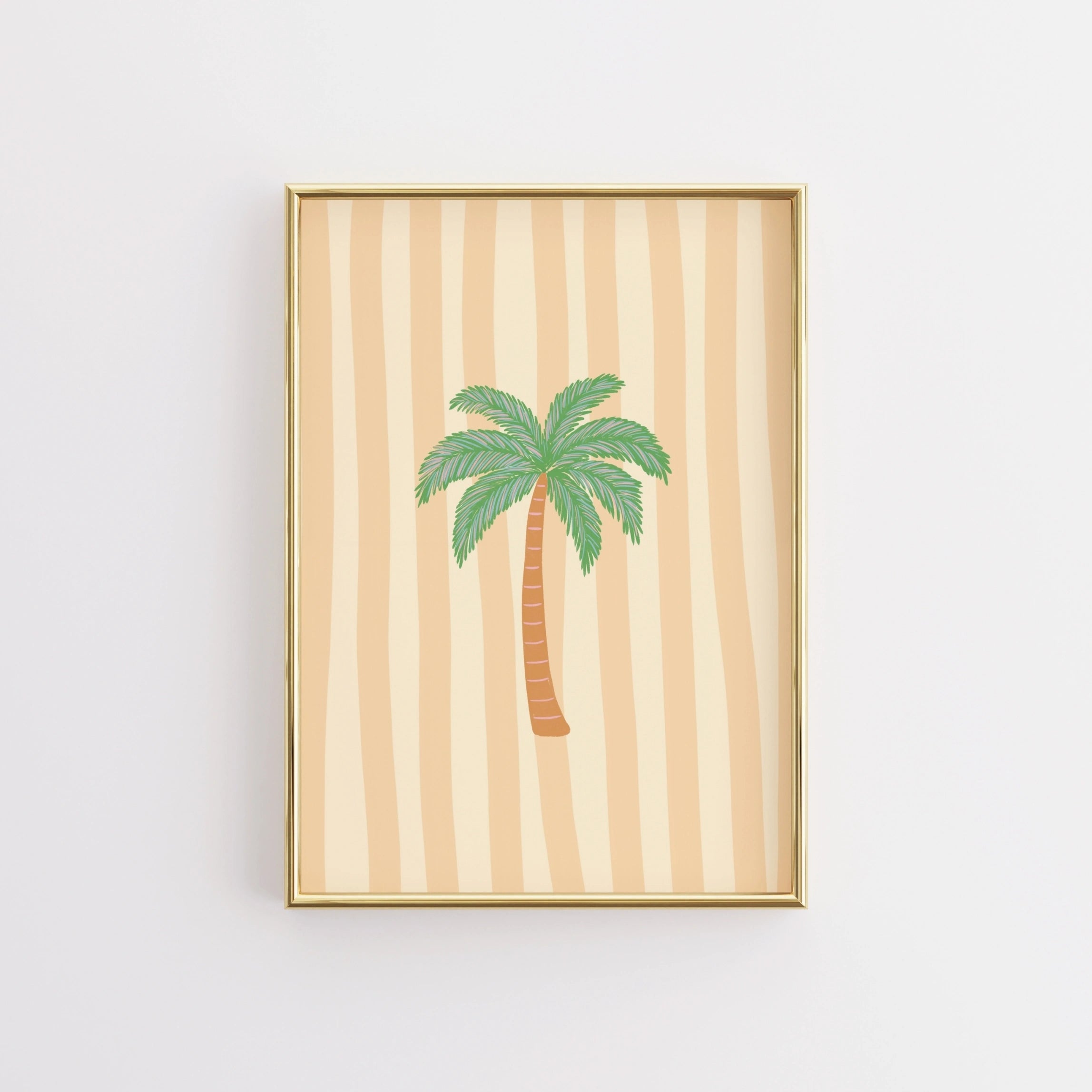 Arte De Pared De Palmera