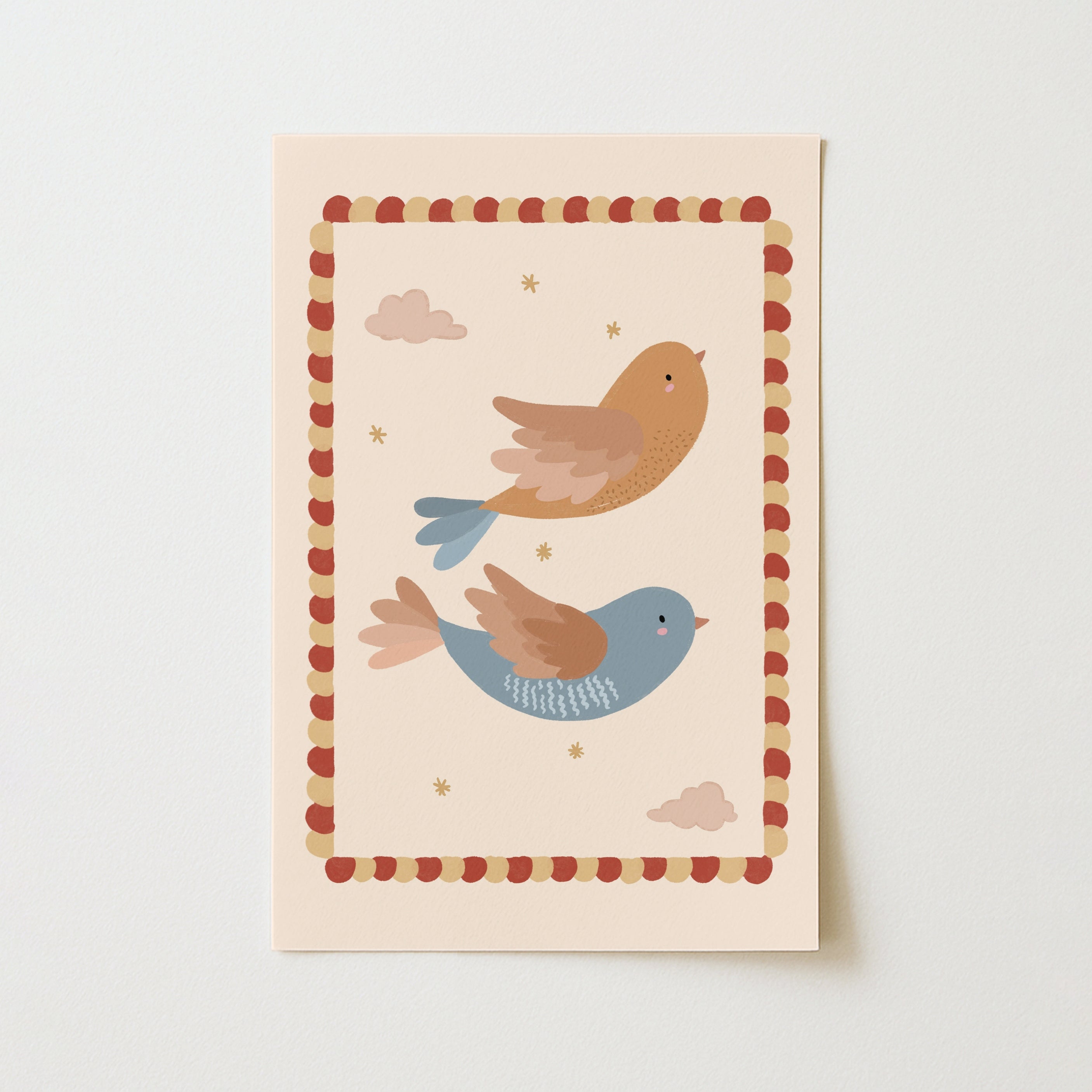Pastel Bird – Nursery & kids wall art
