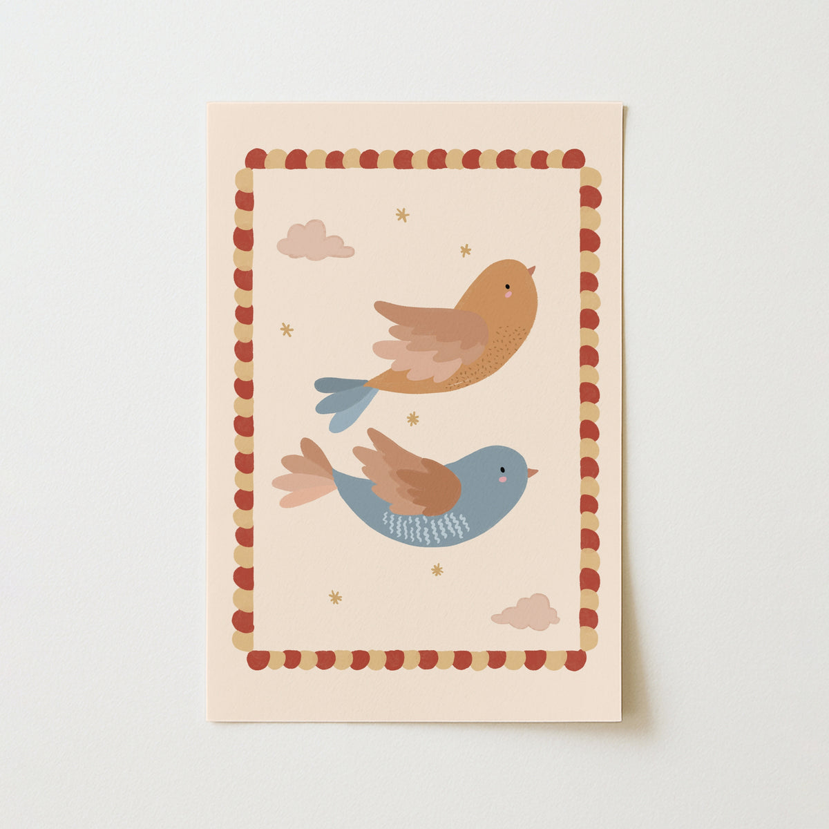 Pastel Bird – Nursery & kids wall art