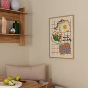 Retro Mediterranean – Kitchen Wall Art