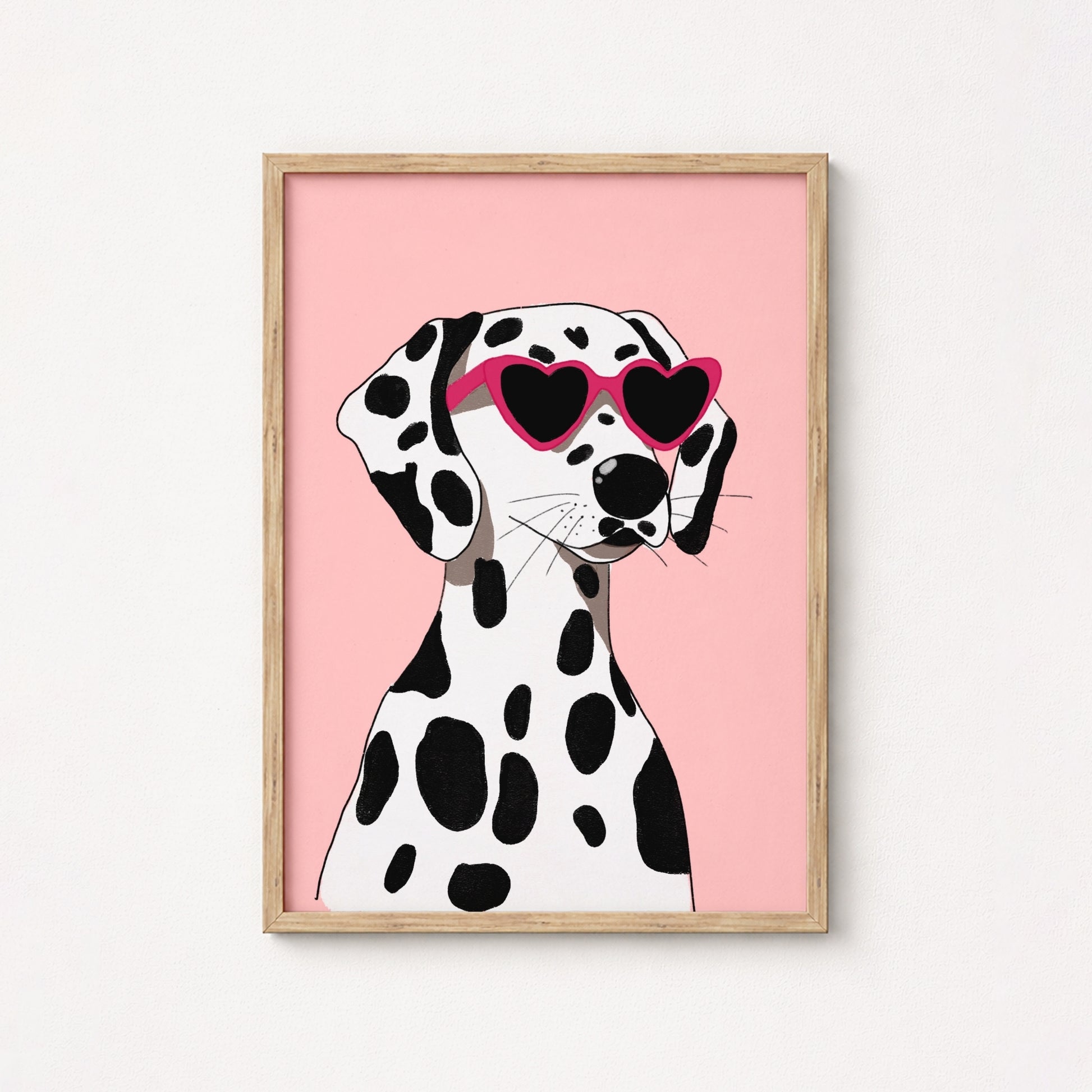 Dalmatian Wall Art – Cute Dog Poster