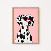 Dalmatian Wall Art – Cute Dog Poster