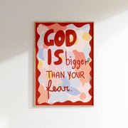 God Is Bigger - Poster cristiano