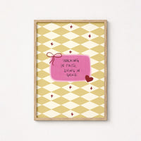 Stampa con citazione "Coquette Bow"