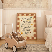 How Lucky Am I to Spend This Life with You – Nursery & Kids Wall Art