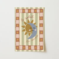 Lámina Le Soleil La Lune para Cuarto Infantil