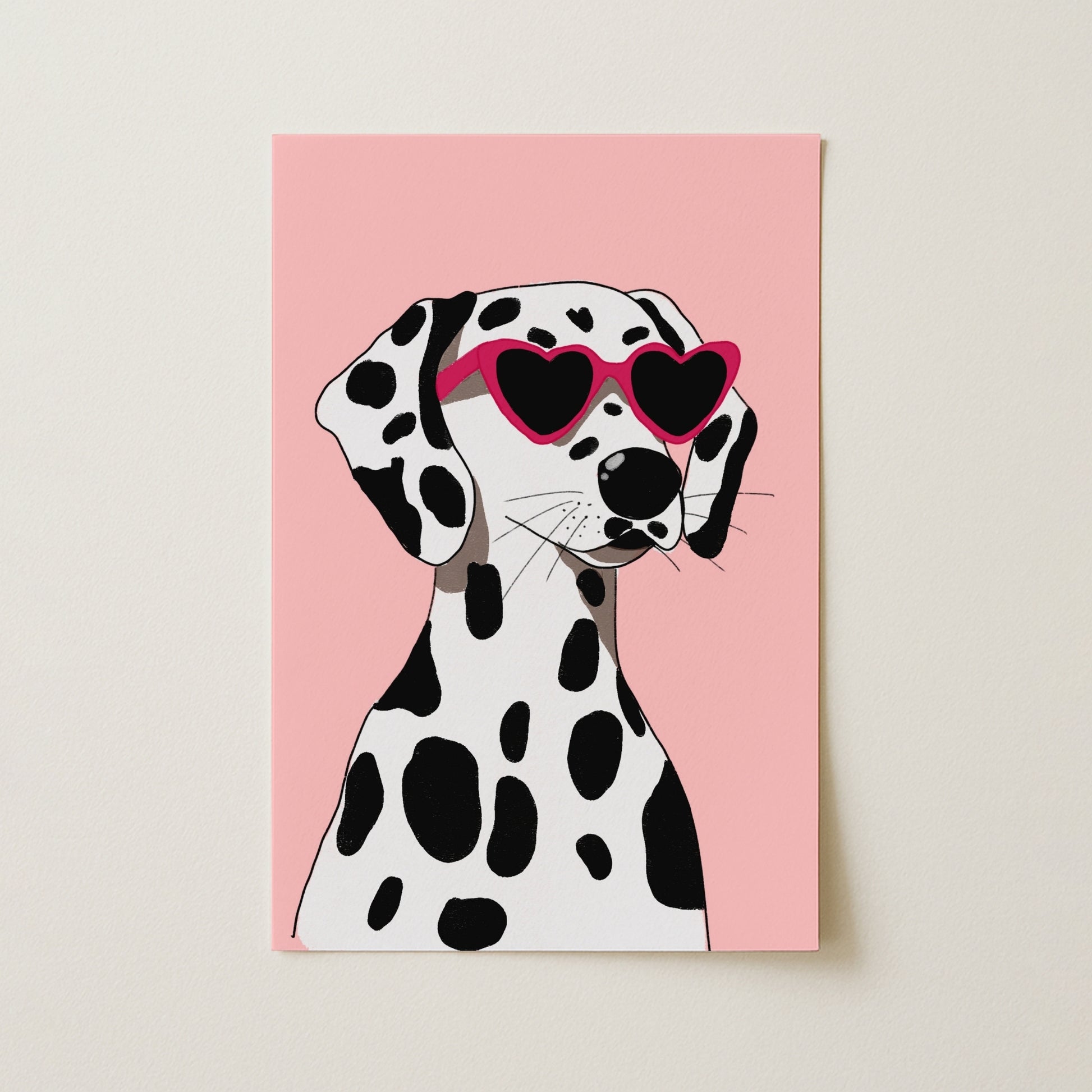 Dalmatian Wall Art – Cute Dog Poster