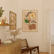 Retro Mediterranean – Kitchen Wall Art