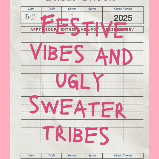 Holiday Guest Check Poster