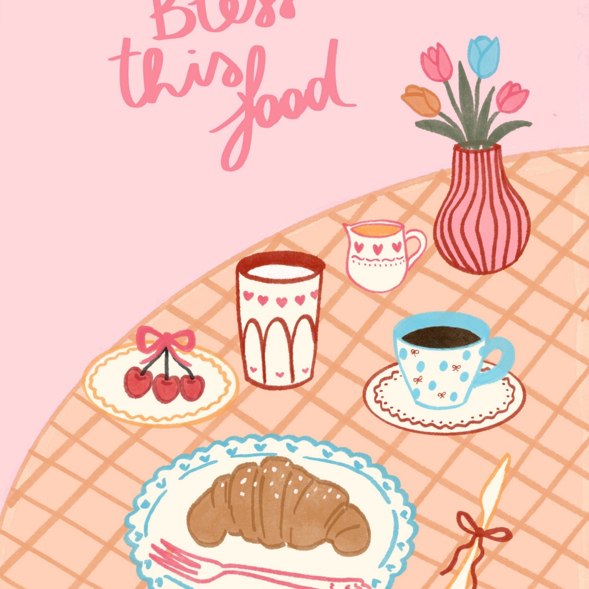 Illustration chrétienne chaleureuse