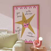 Little Reader Star – Bookish Wall Art