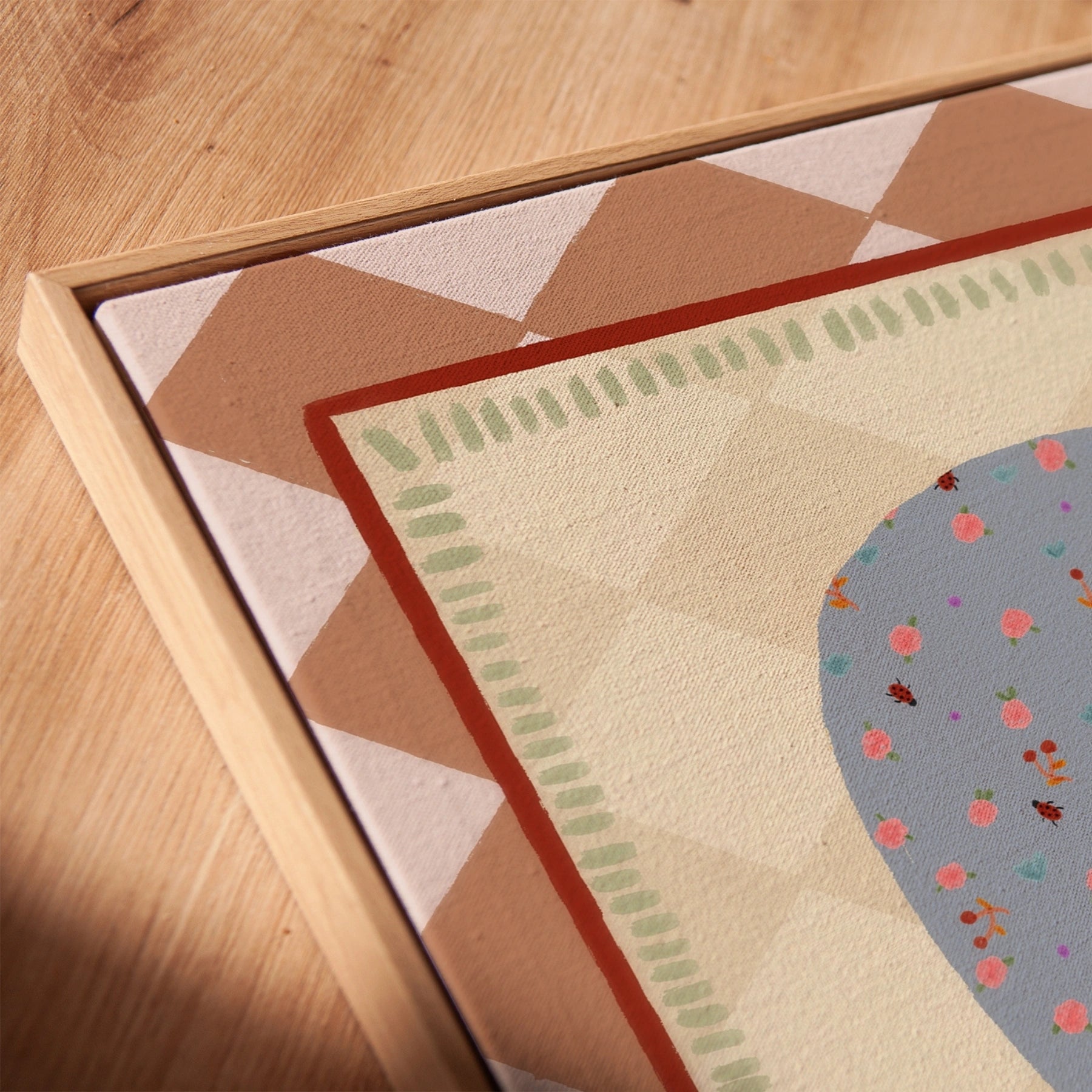 Floral Hot Air Balloon Canvas Print