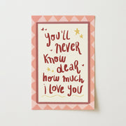 How Much I Love You – Nursery & Kids Wall Art