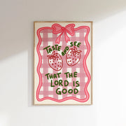 Taste and See – Christian Wall Art