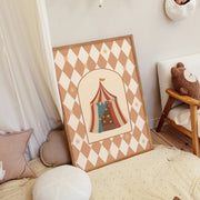 Retro Circus Tent – Nursery & kids wall art