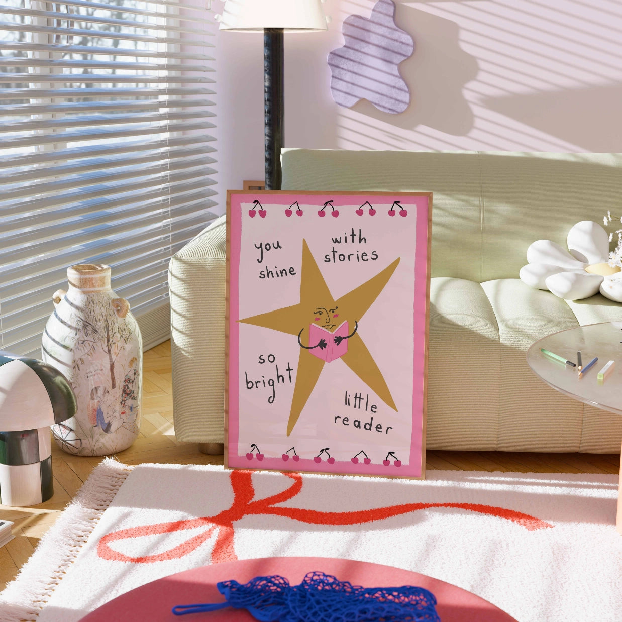 Little Reader Star  – Cute Bookish Print