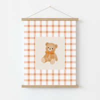 Impression de chambre d'enfant ours en peluche