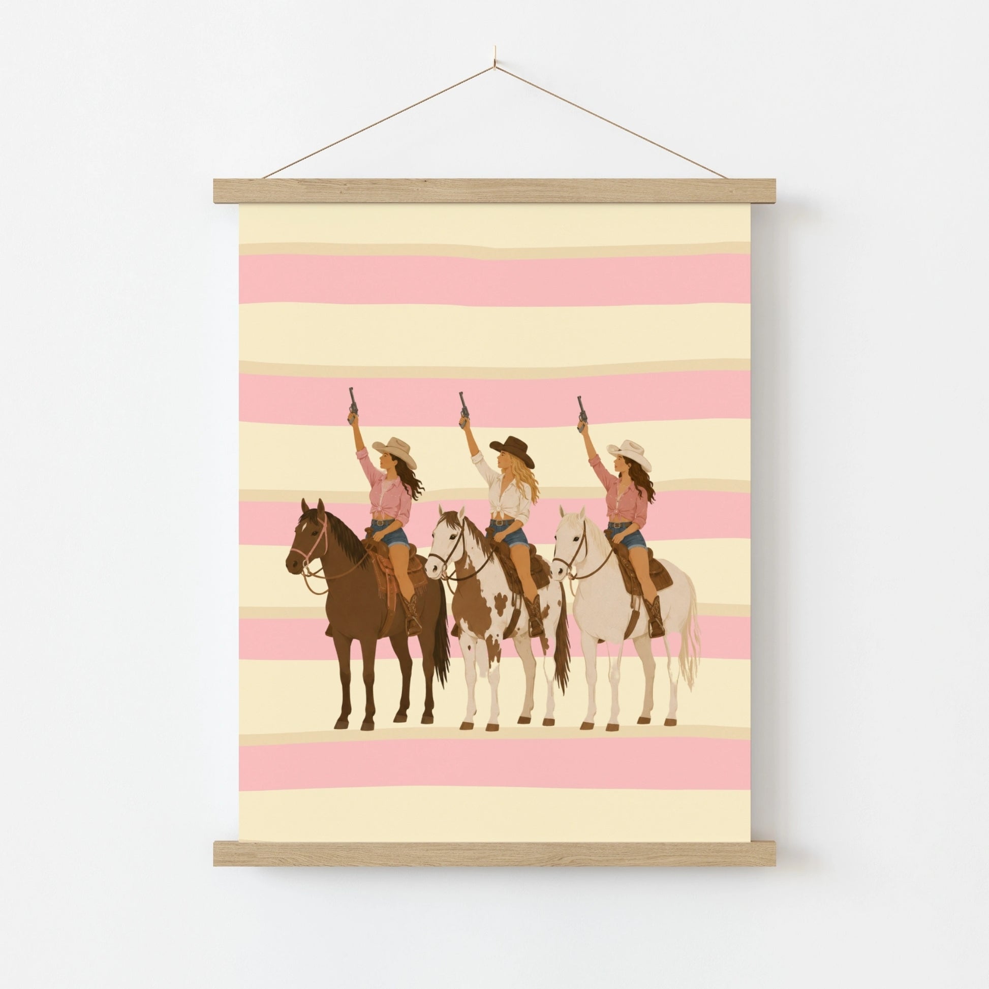 Western Cowgirl Print