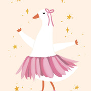 Ballet Goose – Nursery & kids wall art