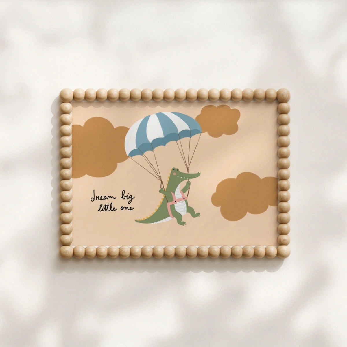 Crocodile Nursery Print, Colorful Kids Decor