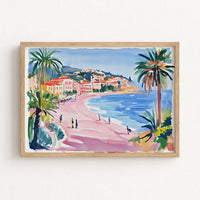 Mediterranean Beach – Coastal Wall Art