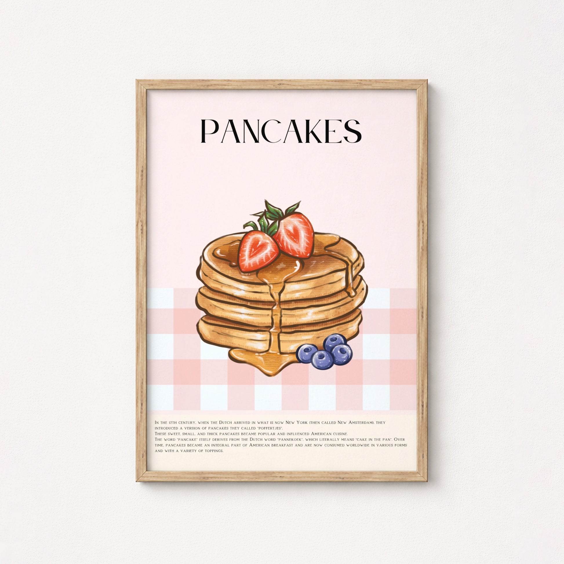 Pancake Breakfast Wall Art – Kitchen Print