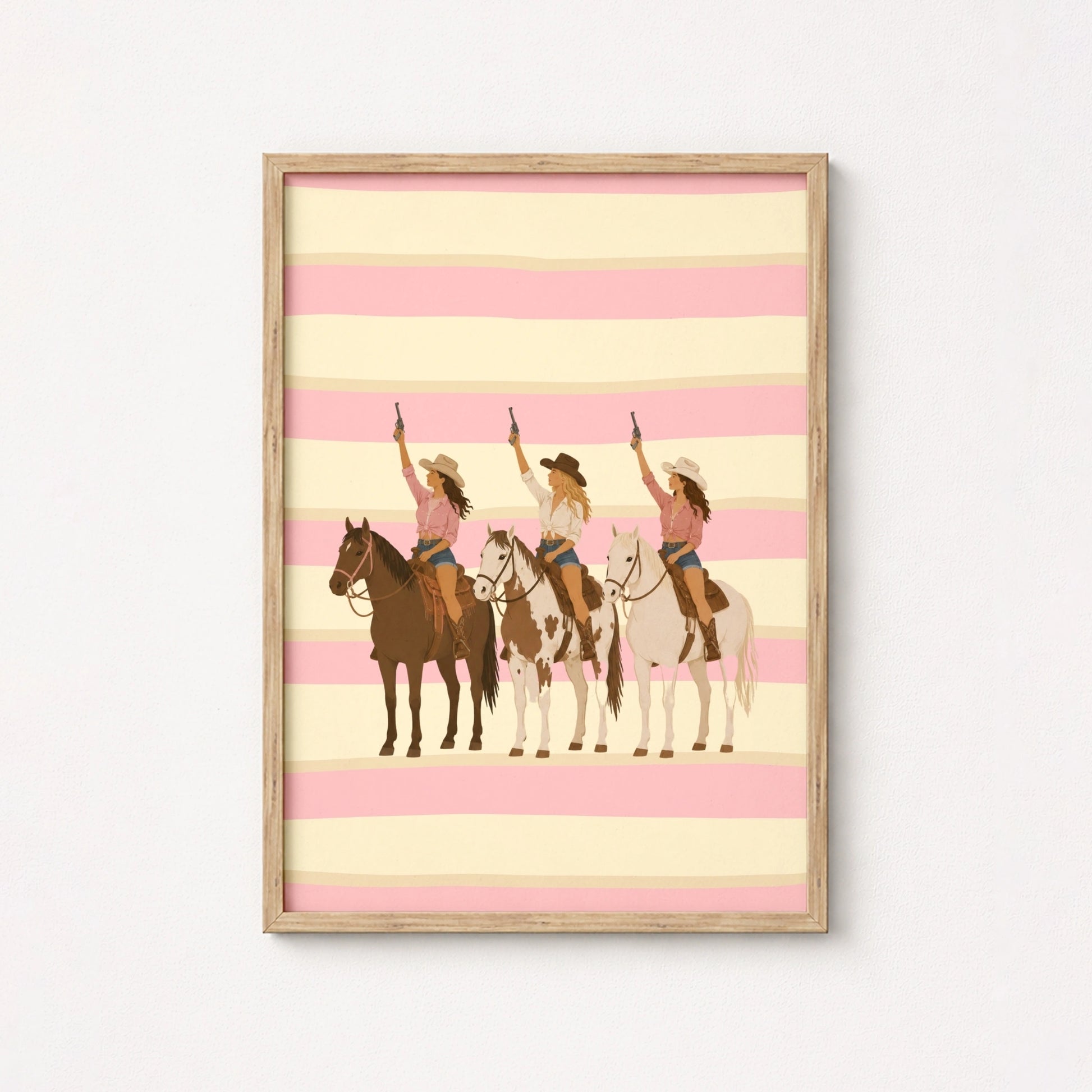Western Cowgirl Print