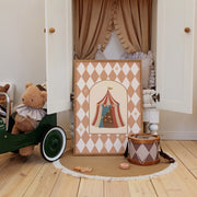 Retro Circus Tent – Nursery & kids wall art
