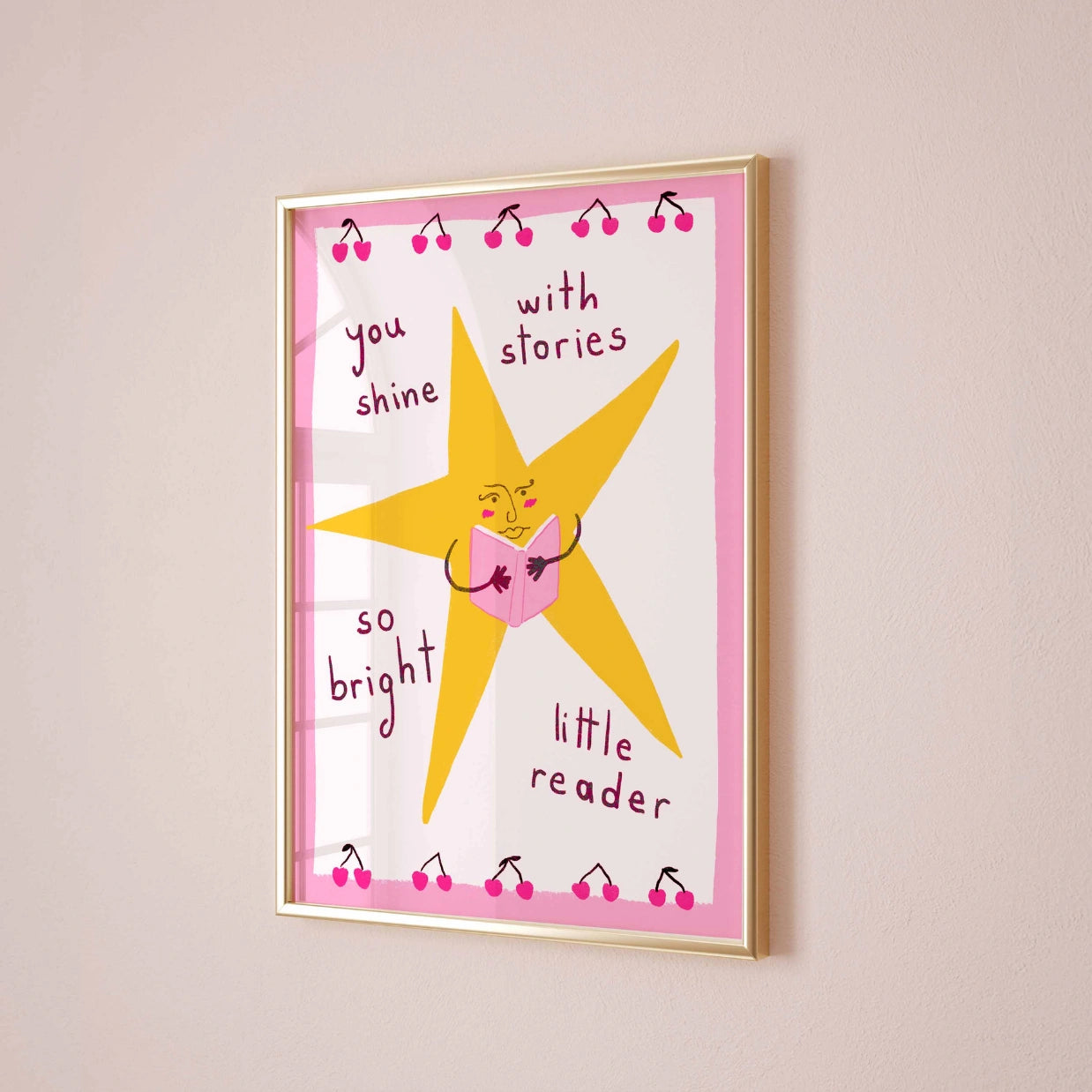 Little Reader Star  – Cute Bookish Print