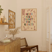 Funny Pasta Quote – Kitchen Wall Art
