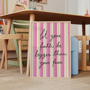 Soft Coquette Faith Decor – Christian Wall Art