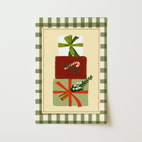 Christmas Gift Boxes with Ribbons – Póster de Navidad