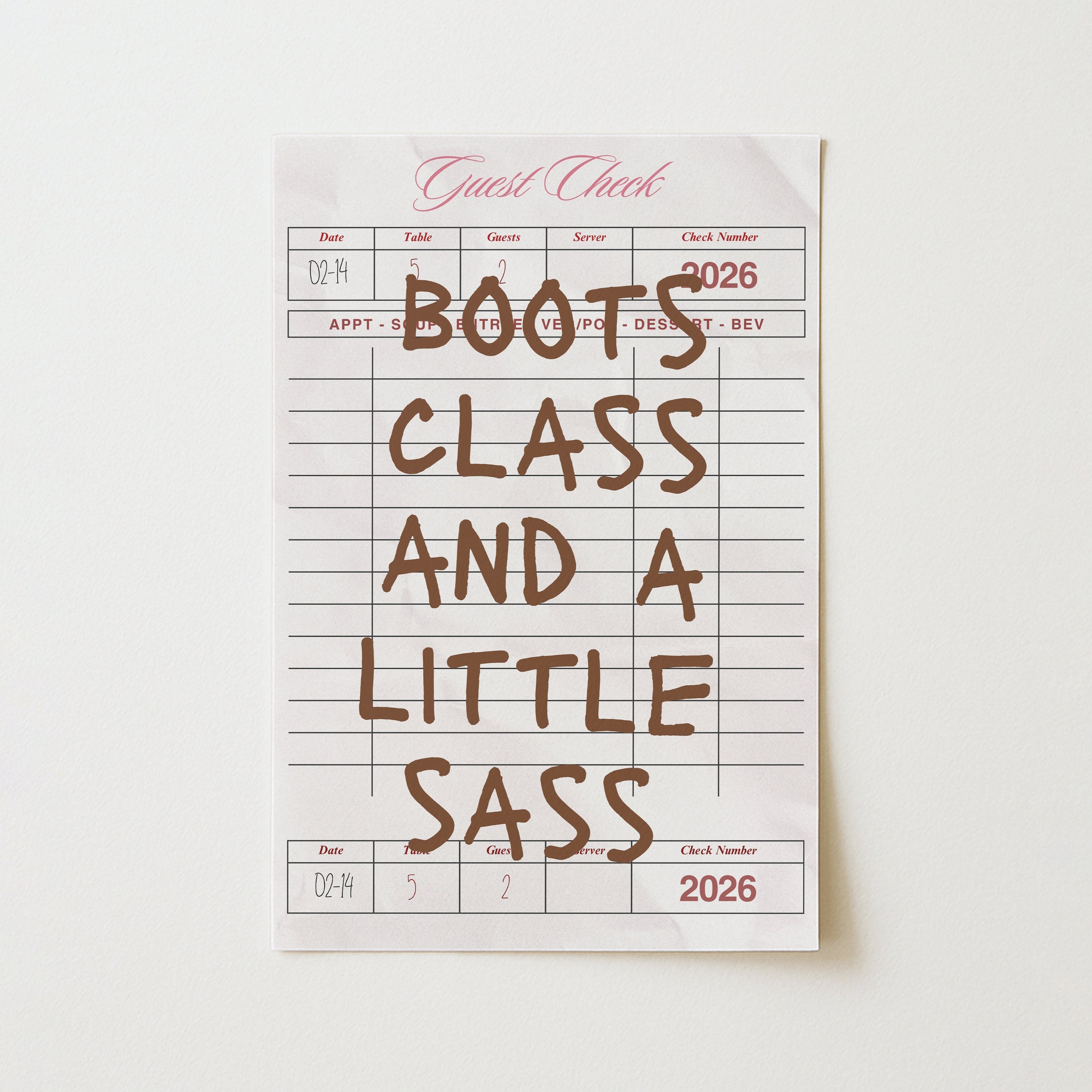 Boots, Class & a Little Sass – Coastal Wall Art