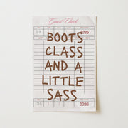 Boots, Class & a Little Sass – Arte de pared costera