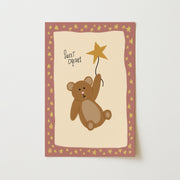 Sweet Dreams Teddy Bear - Nursery & Kids Wall Art