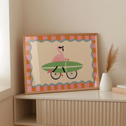Flamingo Surf - Poster costiero