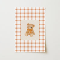 Impression de chambre d'enfant ours en peluche