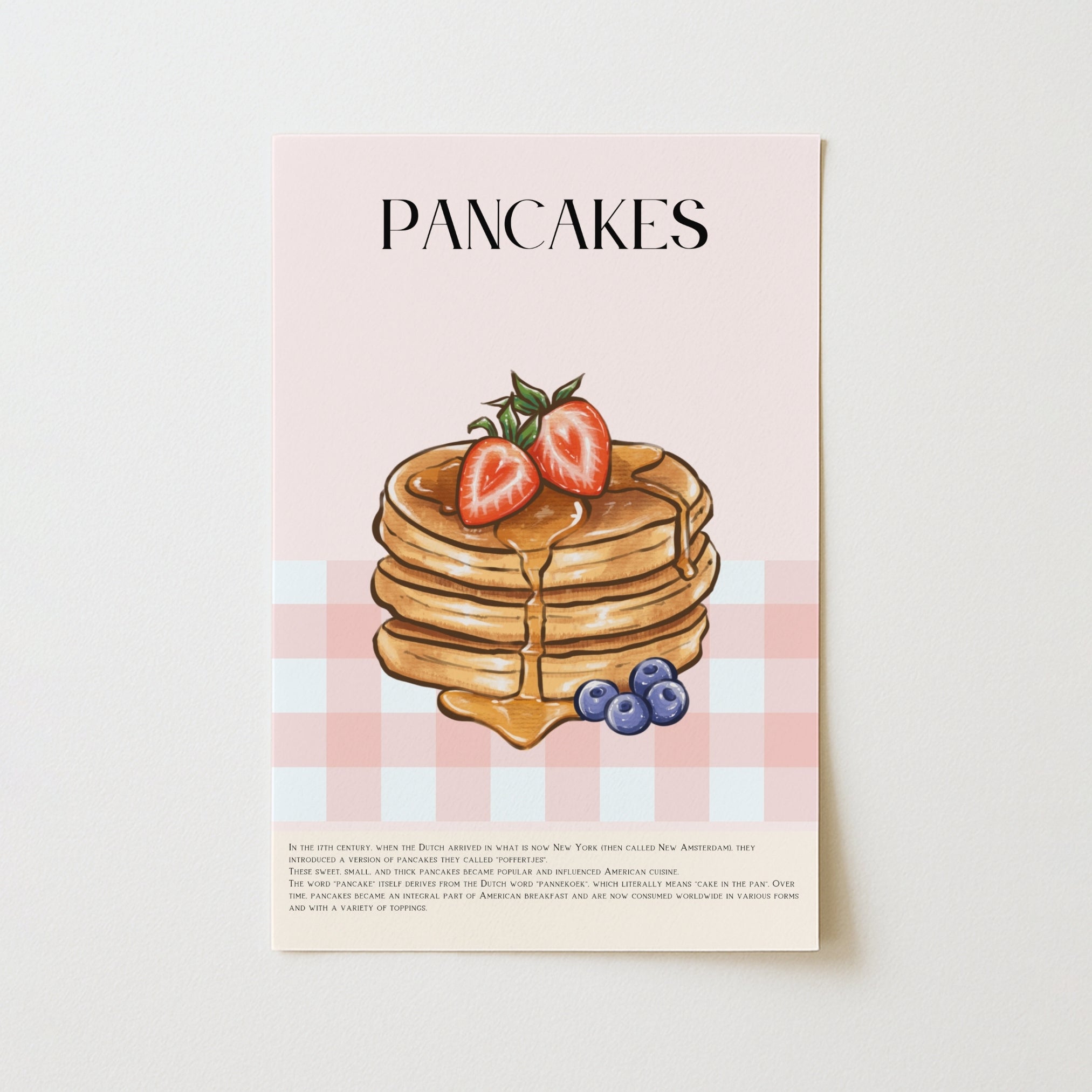 Pancake Breakfast Wall Art – Kitchen Print