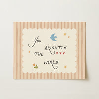 Arte tipografica per cameretta bebè