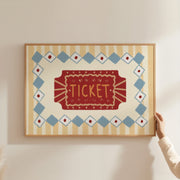 Circus Ticket – Poster per bambini