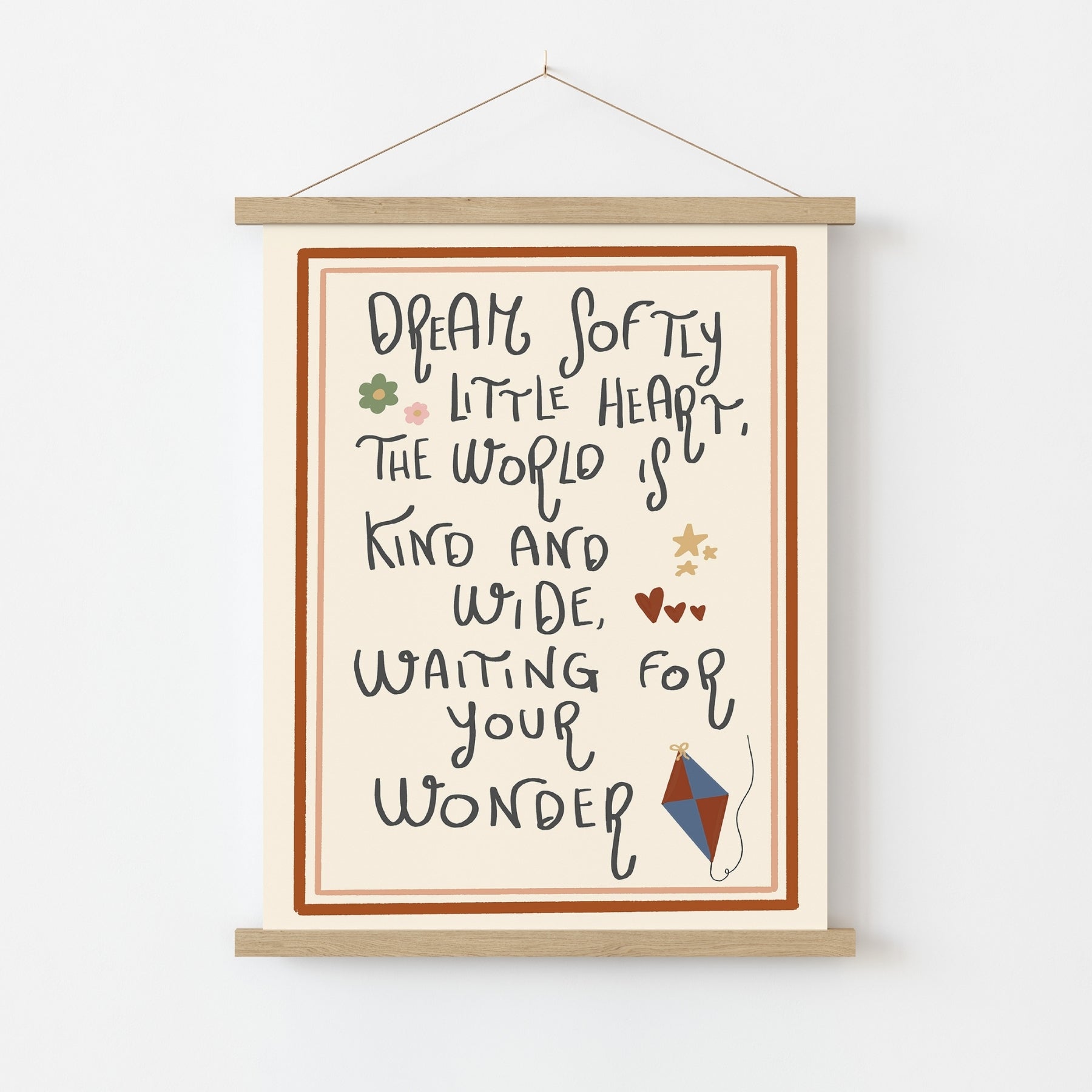 Vintage Quote Wall Art, Vintage Nursery Decor